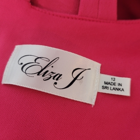 Eliza J Pink Sheath Dress - Size 12 - Picture 9 of 13